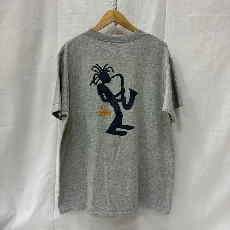 90s Stussy ステューシー Tシャツ　シャードーマン　赤青タグ stussy】N.O.S old stussy シャドーマン 赤青タグ M - メルカリ