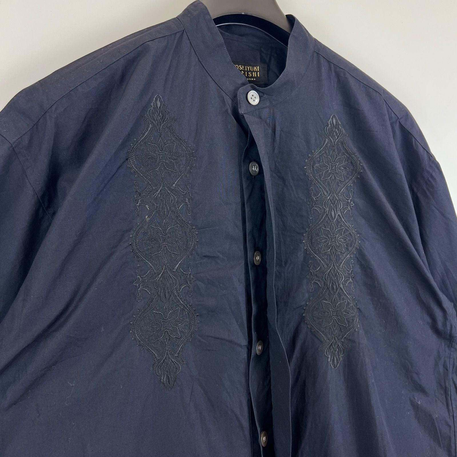 FICCE UOMO 00s YOSHIYUKI KONISHI stand collar long shirts