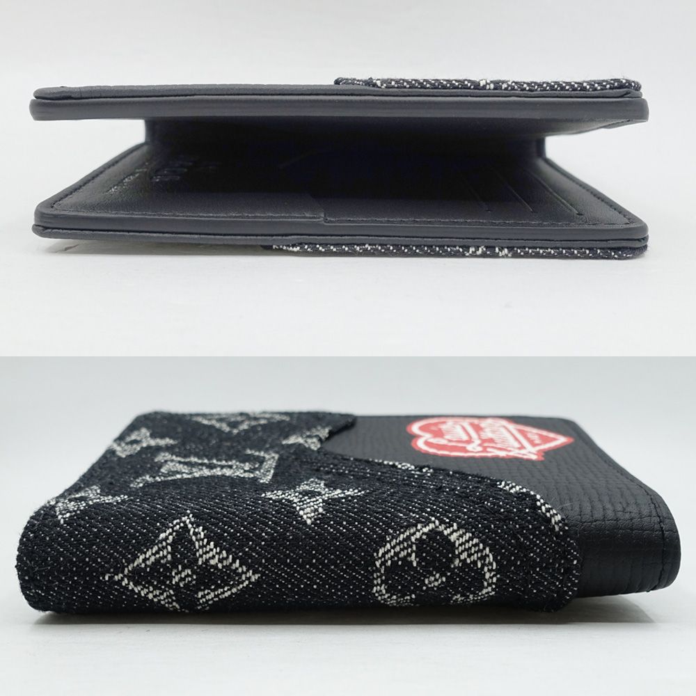 LV スクエアード モノグラム デニム NIGOカードケース