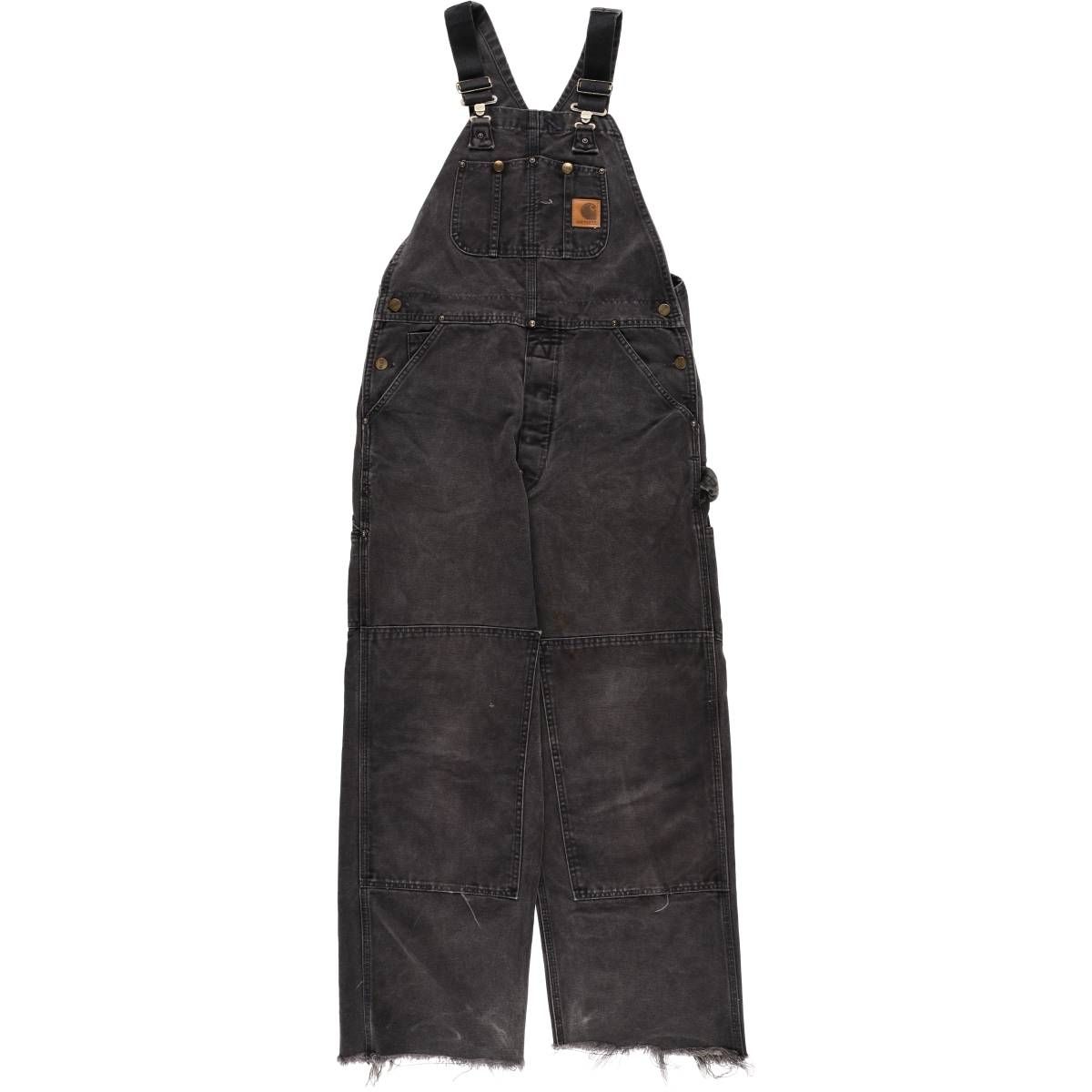 古着 カーハート Carhartt ダブルニー ダック オーバーオール メンズw35相当|eaa583955