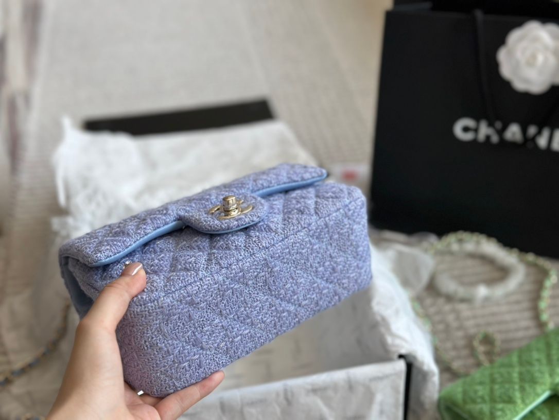 CHANEL未使用です 新作ツイード斜め掛けバッグ - メルカリ 