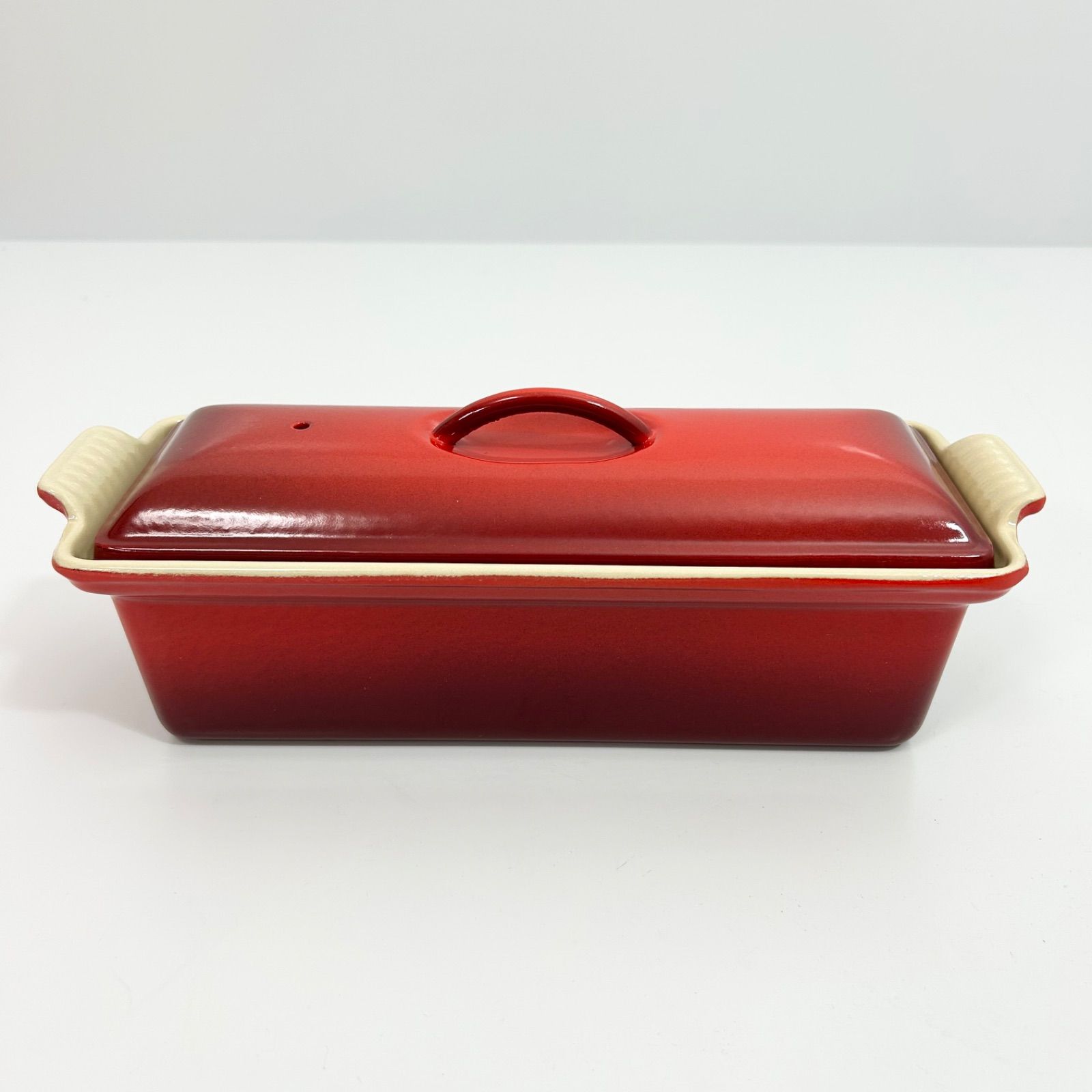 LE CREUSET ル クルーゼ テリーヌ型 鋳物 赤 レッド 28cm