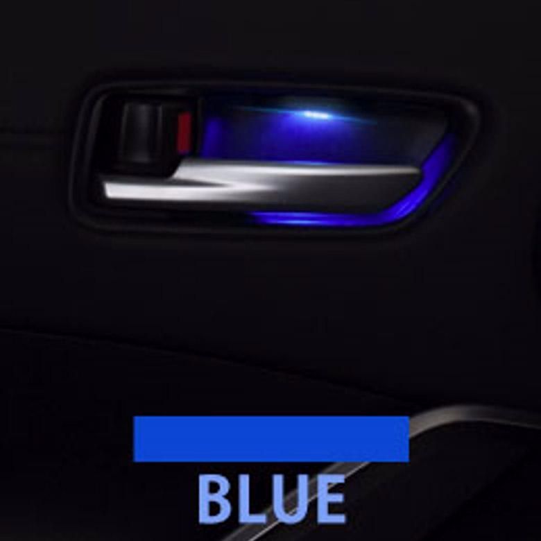 送料無料 カローラクロス ドアノブ インナーランプ 4P ブルー発光 ホワイト発光 内装 LED インテリア トヨタ シェアスタイル カスタム パーツ 爆買