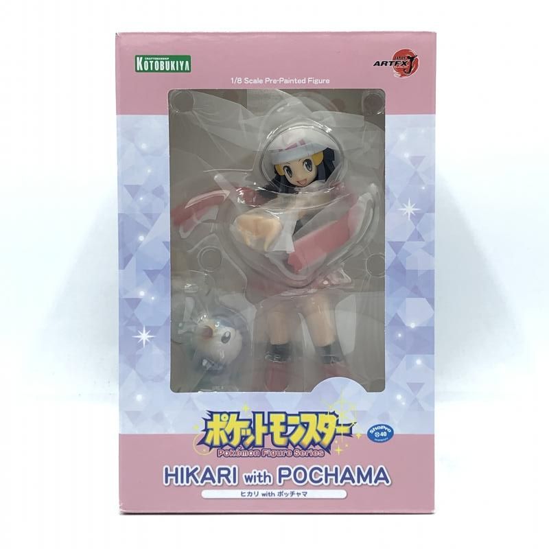 【中古】未開封)コトブキヤ ARTFX J ヒカリ with ポッチャマ 1/8[10]
