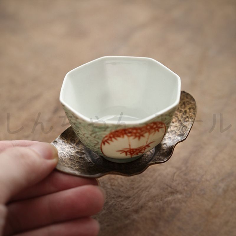 新品未使用】銅製 茶托（元宝）3点セット - メルカリ