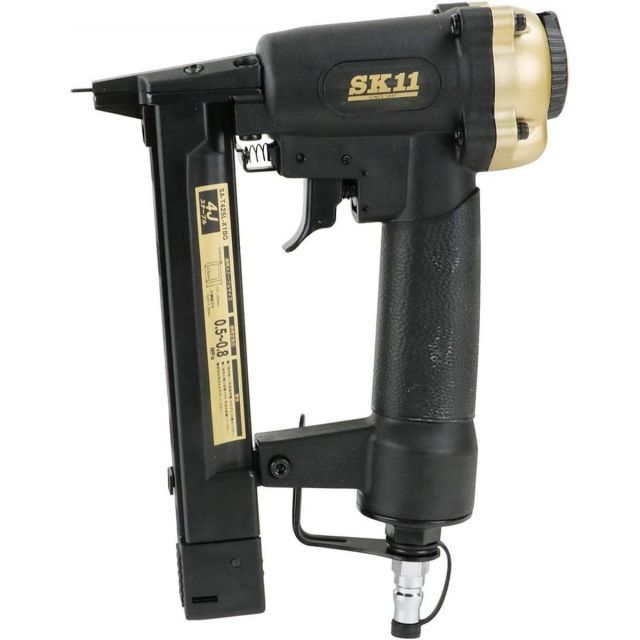 翌日発送。 SK11 エアタッカー T425L SA-T425L-X1BG 釘打機 単発打ちステープル釘打機 貼り付け作業 単発打ち 工具 エアーツール