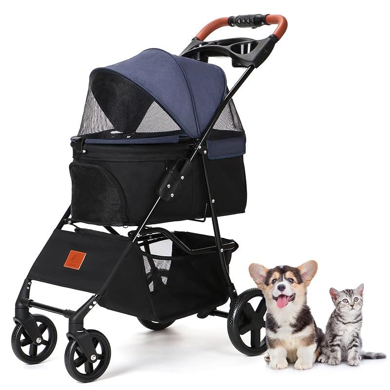Aikenn 犬用ベビーカー 小型犬 折り畳み ペットキャリーカート ペット