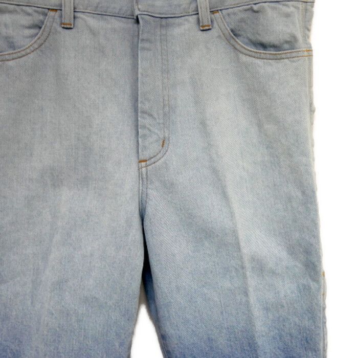 TOGA TOO トーガ 国内正規 24SS Zip denim pants ジップデニムパンツ 