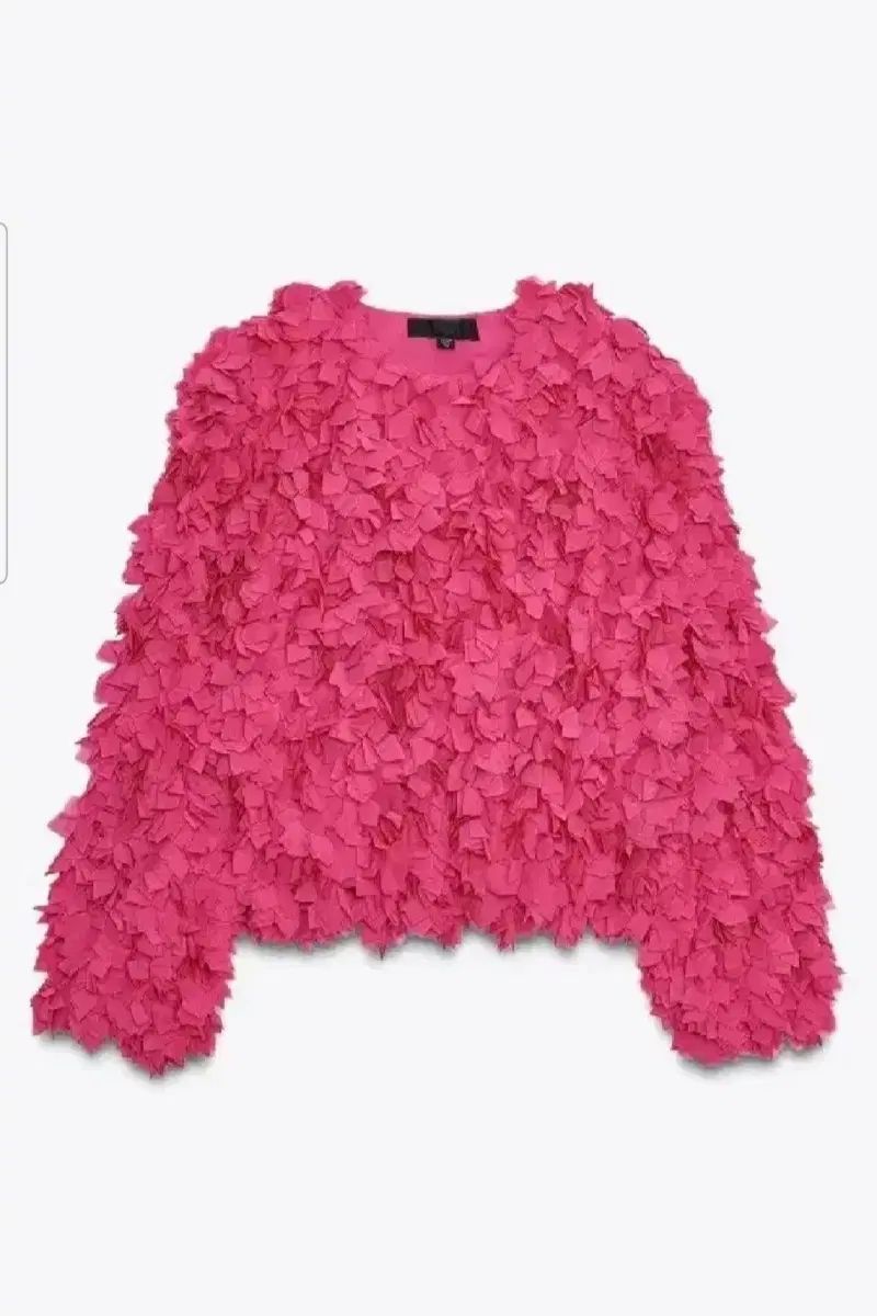 ZARA ザラ ホットピンク フラワー 装飾 ジャケット GULLKHAN_COM