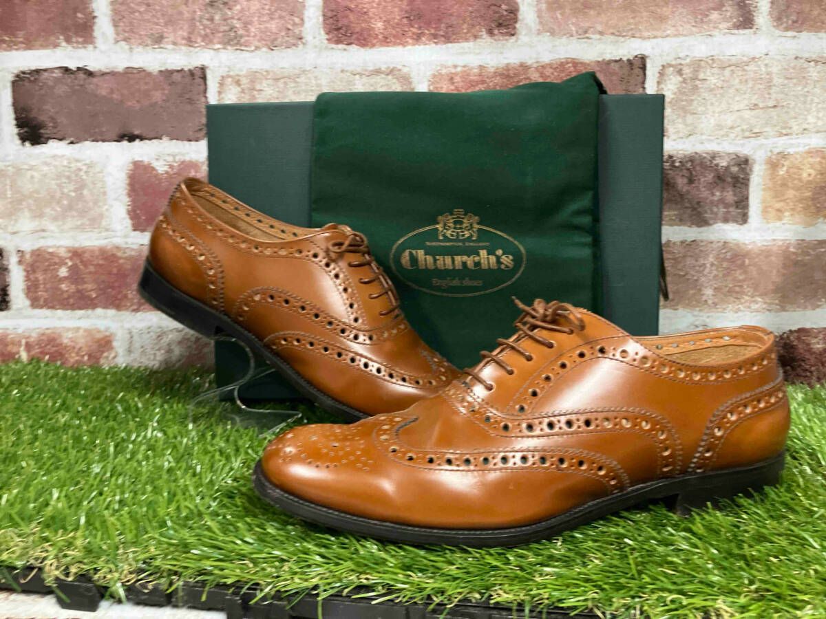 Church s|チャーチ|BURWOODWG|バーウッド|ポリッシュドバインダーカーフ|23.5cm|UK36.5