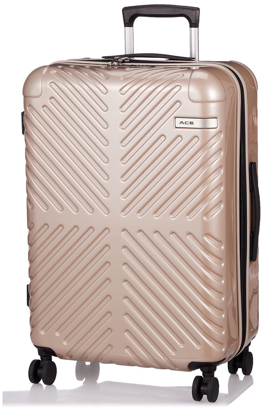 商品 ACE エース スーツケース mサイズ 3泊4日 4泊5日 57L 双輪キャスター 4.1kg ラディアル No.06972 ベージュ