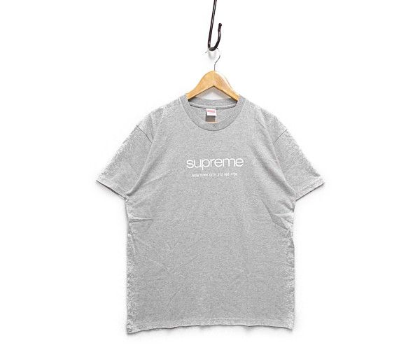 SUPREME シュプリーム 20SS Shop Tee ショップ ロゴ 半袖Ｔシャツ グレー サイズL 正規品 / 28065