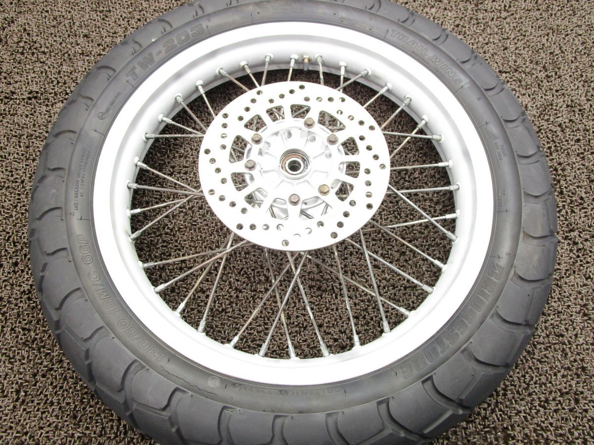 車のパーツ タイヤ、ホイール TW225 フロントホイール ディスク □P605！DG09J ヤマハ 【 G328E