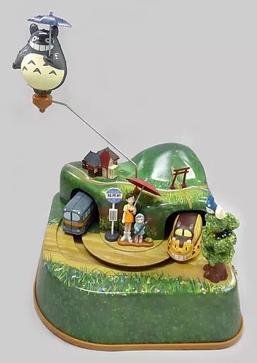となりのトトロ ネコバス み〜つけた！ ジブリ ジオラマ フィギュア バス停付 となりのトトロ ネコバス み〜つけた！ ジブリ ジオラマ フィギュア