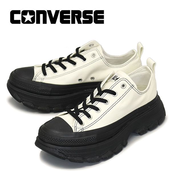 CONVERSE (コンバース) 31309830 オールスター R トレックウェーブ OX ホワイトブラック CV090 US8.5-27.0cm  - メルカリ