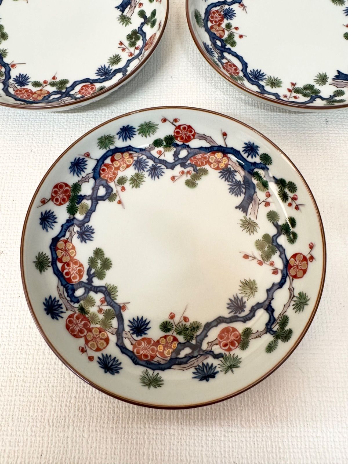 有田焼　源右衛門　松竹梅柄大皿 源右衛門 有田焼 染錦松竹梅 皿 5枚セット - メルカリ
