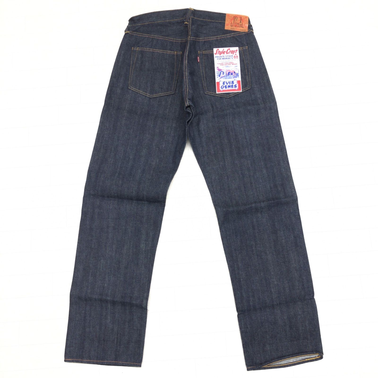 EVISU No.1 SPECIAL デニムパンツ 34×35 EVISU エヴィス 2001 No1 SPECIAL デニムパンツ インディゴ