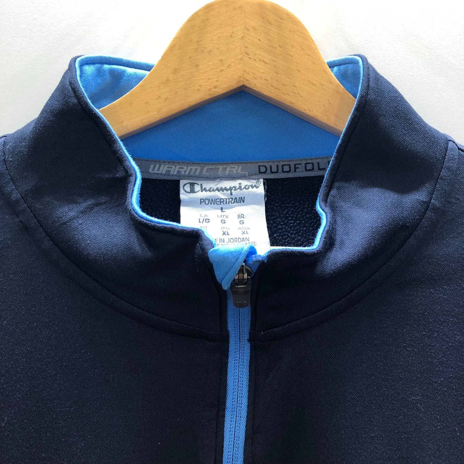 Champion products U.S.A. 90's Track Jacket Jersey L Black