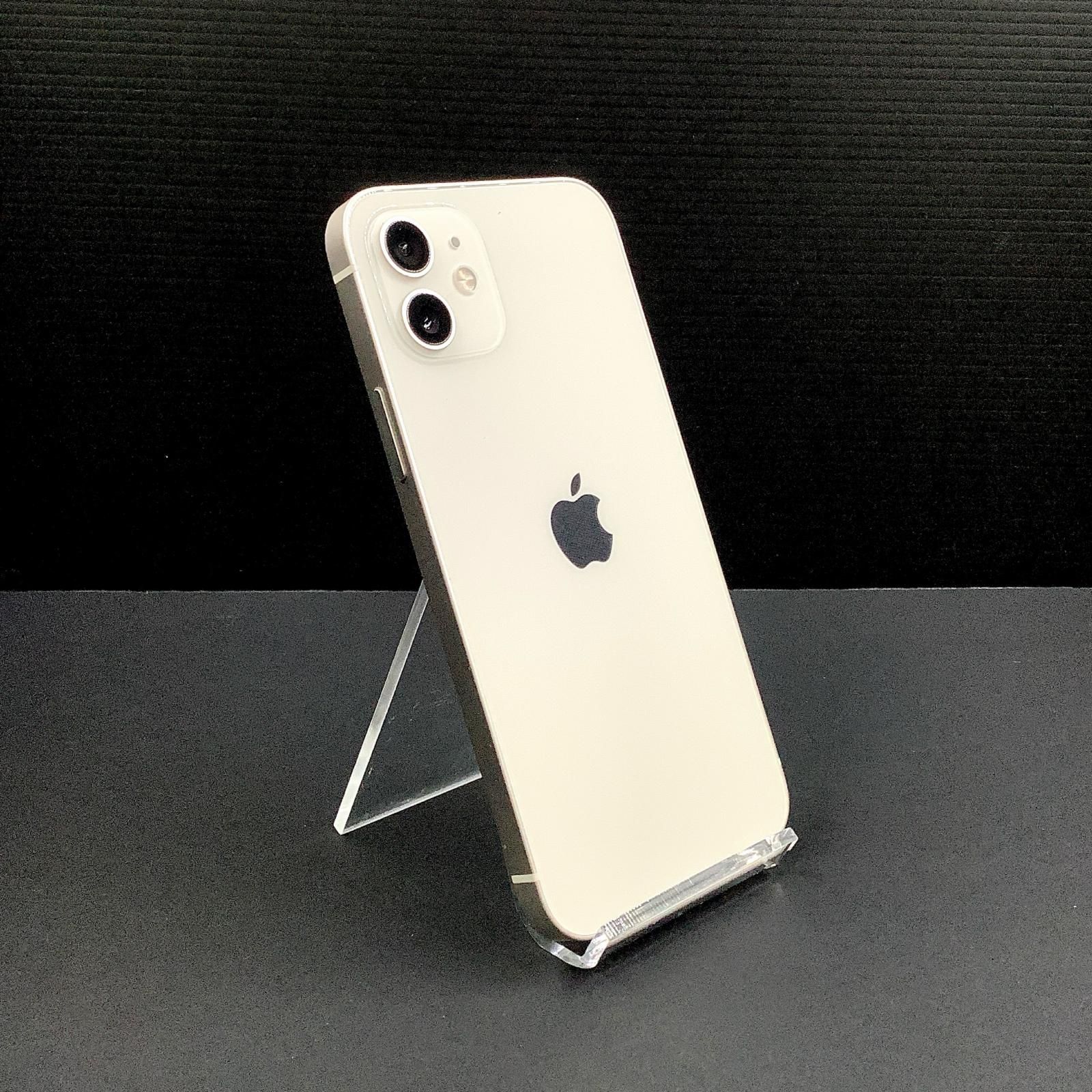 全額返金保証】【最速発送】Apple iPhone 12 128GB ホワイト au 動作 