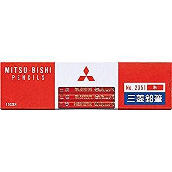 【中古】(未使用･未開封品)　三菱鉛筆 色鉛筆 2351 朱色 1ダース K2351 sdt40b8
