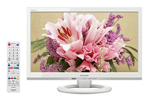 シャープ 19V型 液晶 テレビ AQUOS LC-19K30-W ハイビジョン USB外付けHDDへの裏番組録画対応