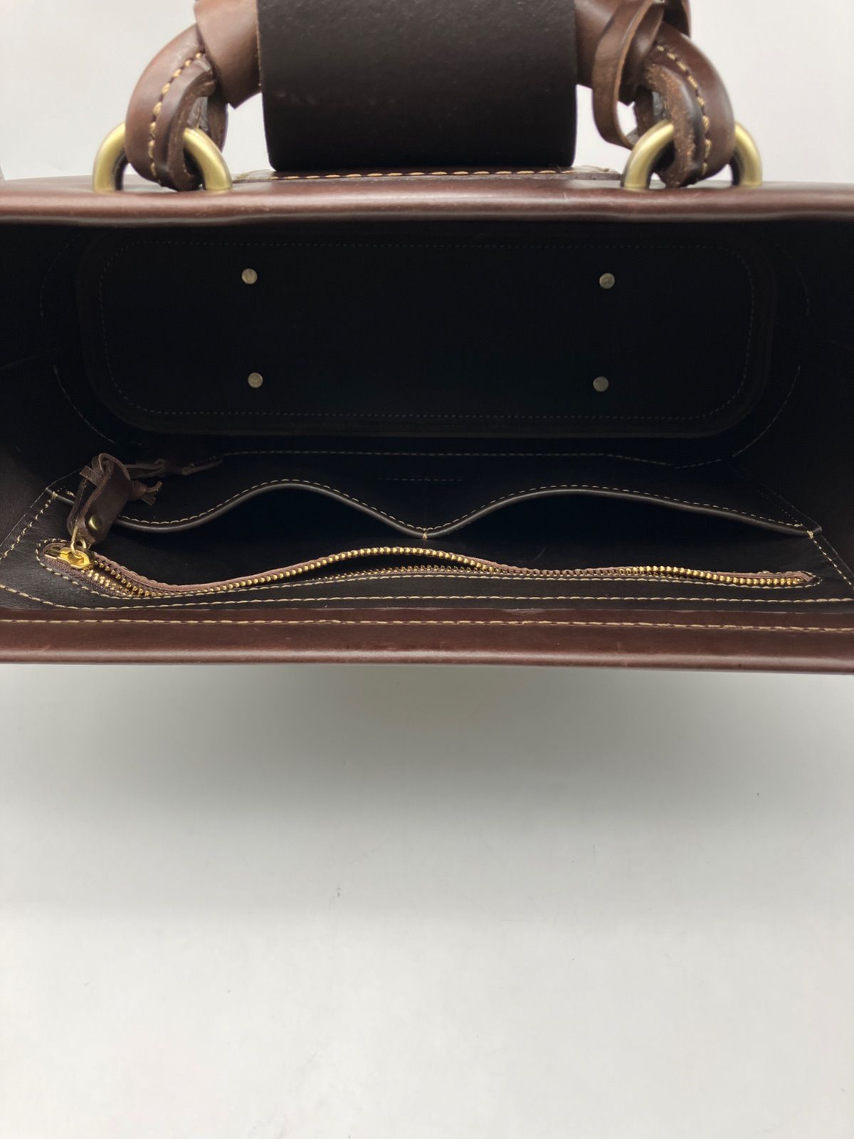 HERZ Organ ヘルツ オルガン オーバルダレスバッグ 高級本革 ボストン