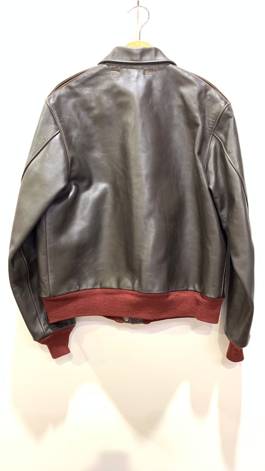 BUZZ RICKSON'S A-2 M83086 赤リブ M品番 40 バズリクソンズ A2 ホースハイド 【1円スタート】