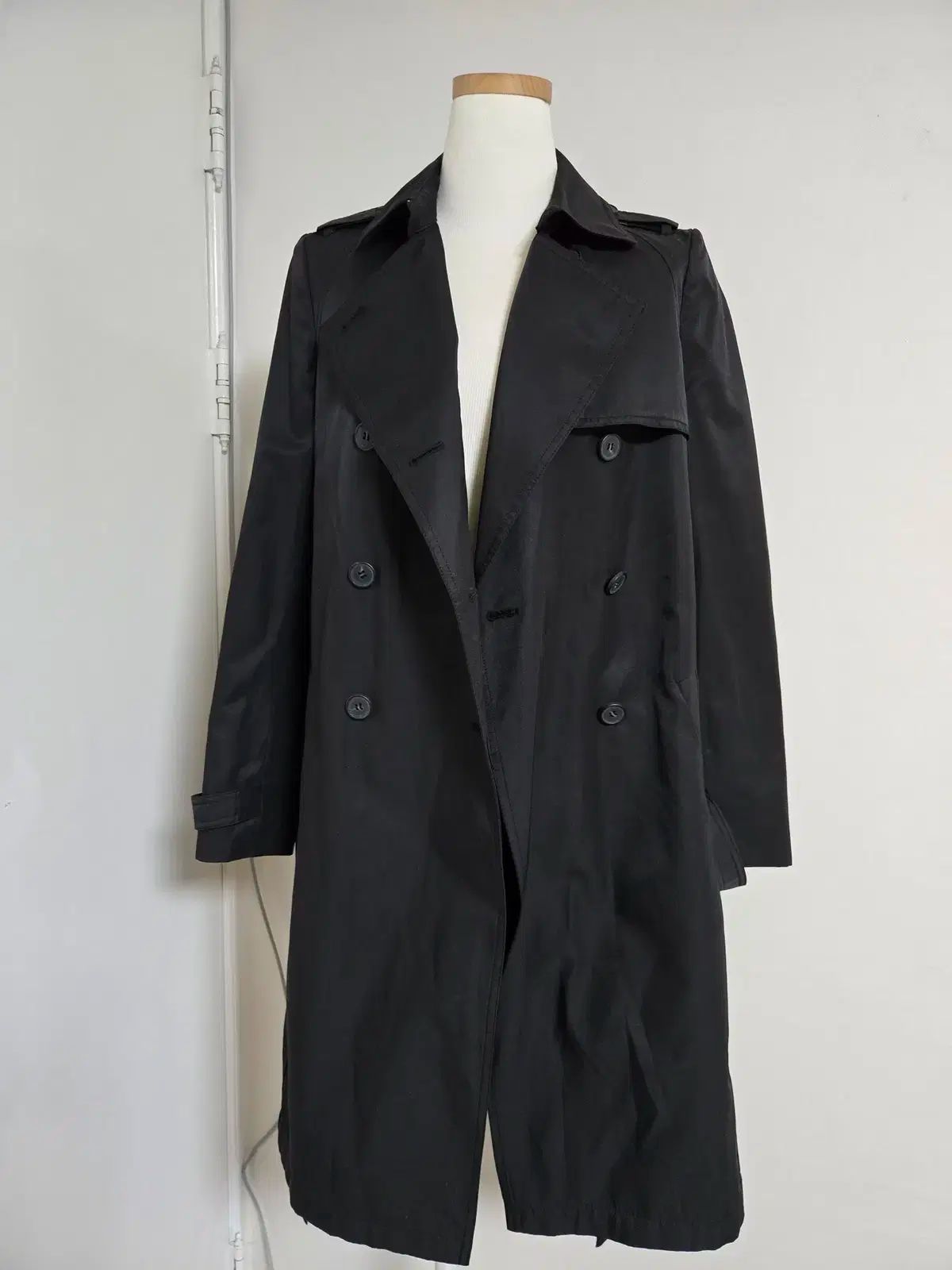 itMICHAA イッミシャ ブラック トレンチ