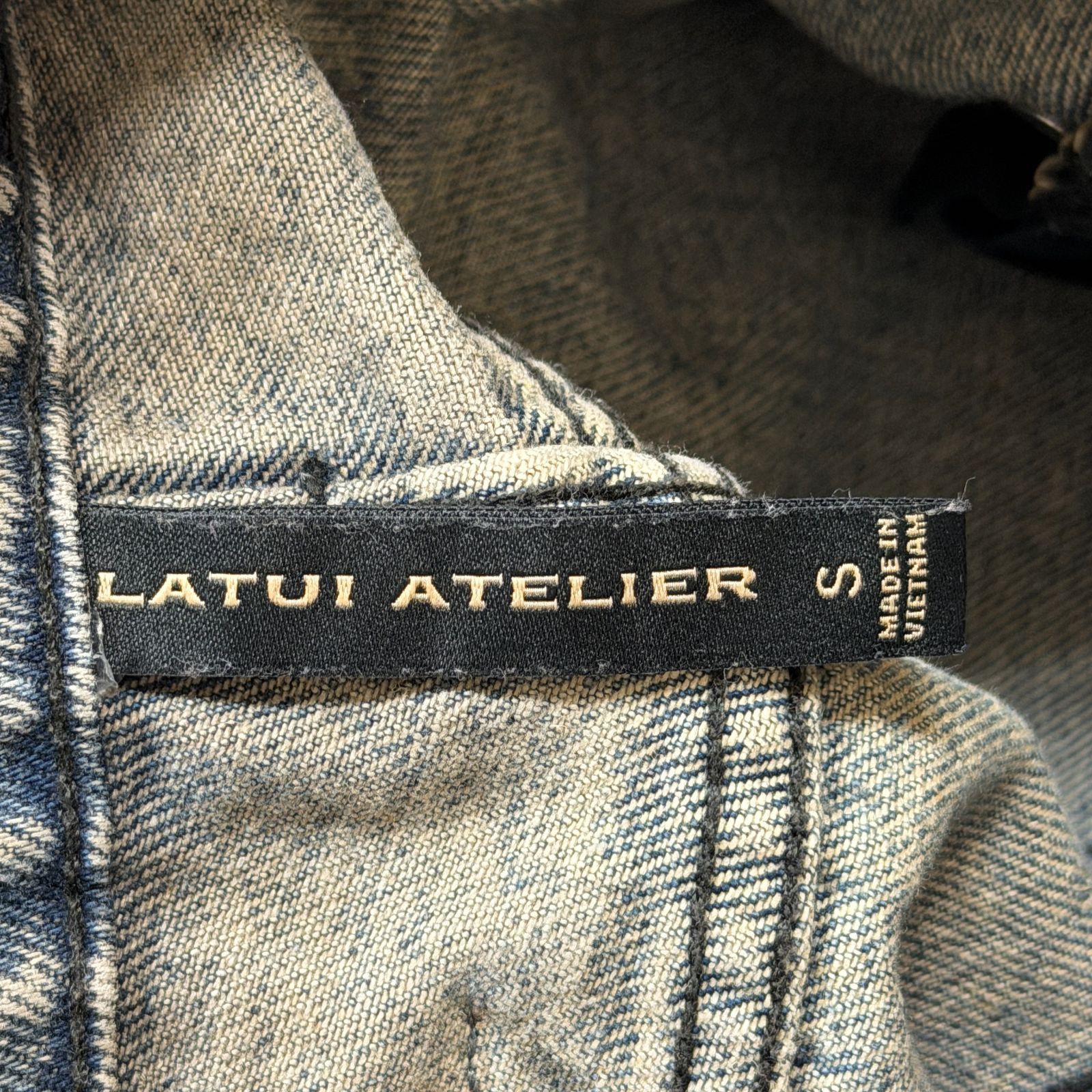 参考上代44000円 LATUI ATELIER RAIN WALKER JEANS レインウォーカー