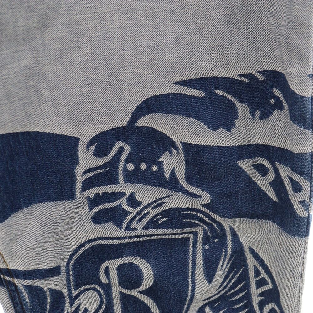 BURBERRY (バーバリー) EKD LOGO OVERSIZED JEANS オーバーサイズ