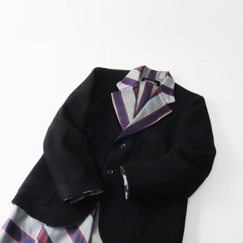 AD2000 COMME des GARCONS 変形 ジャケット フレア スラックス セットアップ カモフラ 総柄 コムデギャルソン VINTAGE archive 3050337