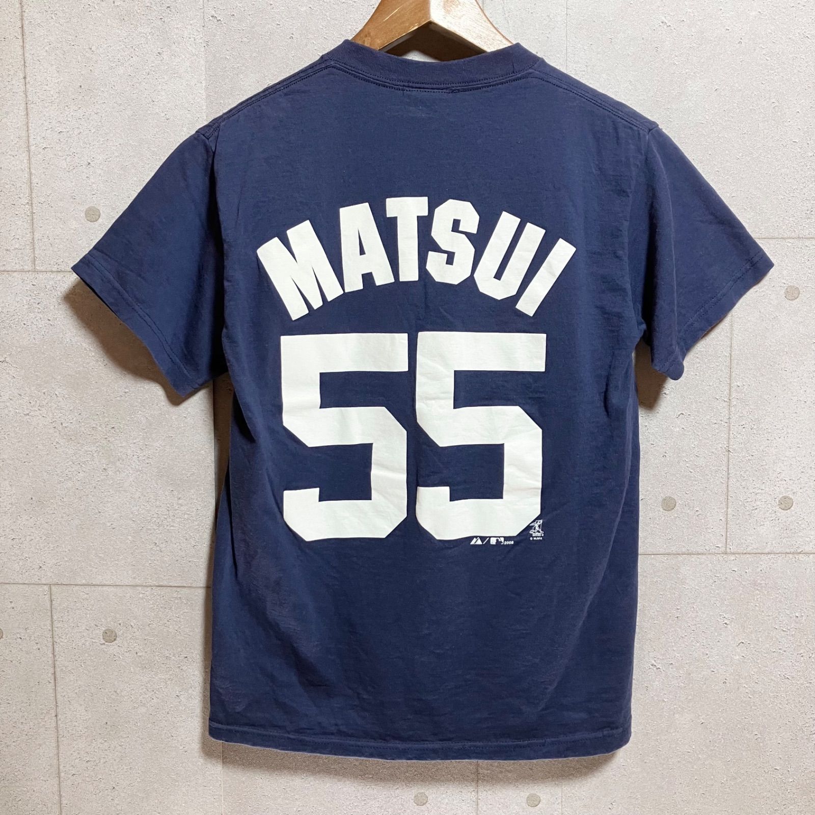 MLB ニューヨーク・ヤンキース Tシャツ 松井秀喜 55番 NY 半袖