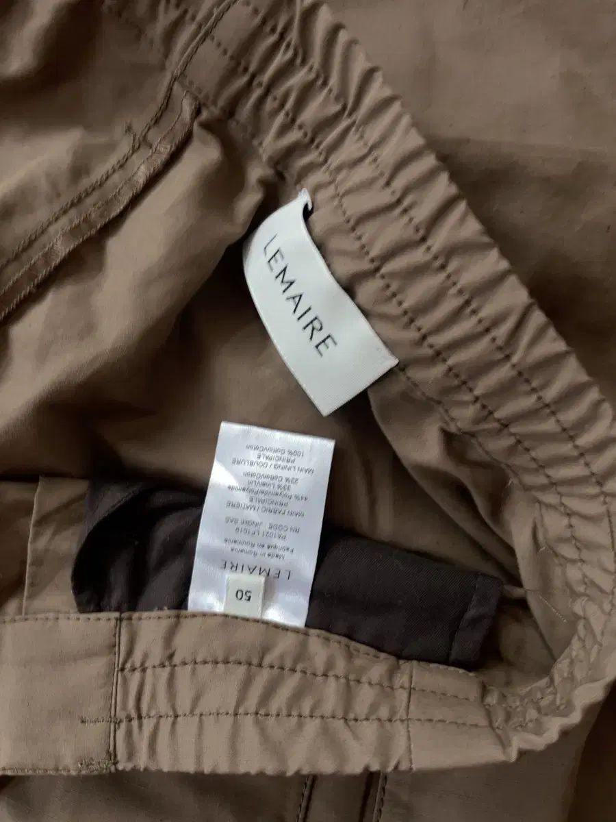 LEMAIREパンツ 50 ルメール LEMAIRE ワイドパンツ 厚手のウールカシミア ダーク