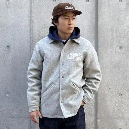 スタンダードカリフォルニア SD Varsity Jacket gray XL スタンダードカリフォルニア SD Varsity Jacket gray XL STANDARD