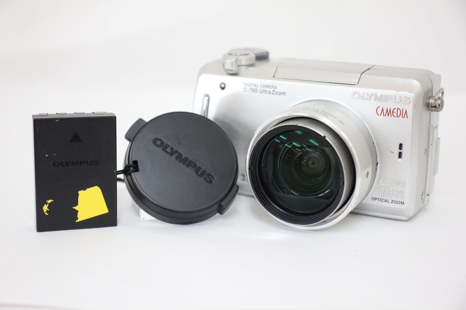 【返品保証】 オリンパス Olympus C-760 10x バッテリー付き コンパクトデジタルカメラ e2036
