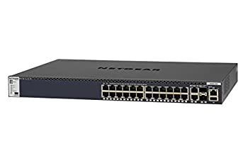 【中古】【輸入･日本仕様】NETGEAR M4300-28G 1000BASE-T 24ポート + 10GBASE-T 2ポート + 10G SFP+ 2スロット Layer3マネージスイッチ(スタッカブル) GSM4328S-100AJS NETGEAR M4300-28G 正規品ネットギア M4300-52G 48ポート カモフラージュNETGEAR