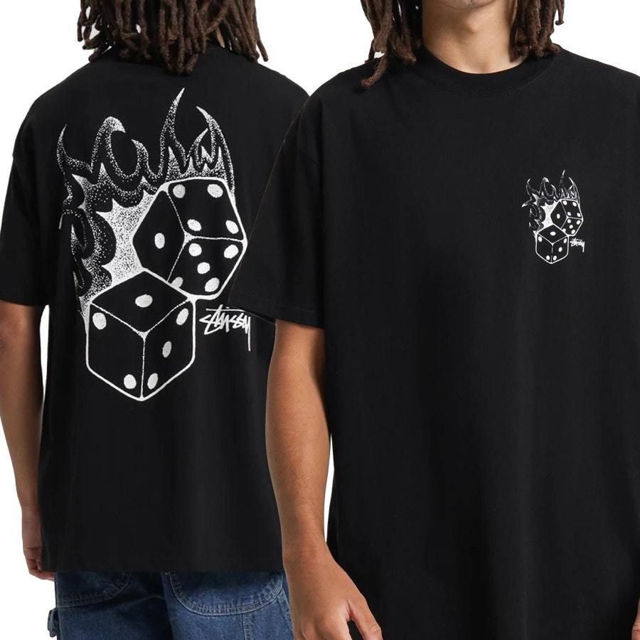 【STUSSY】★送料・関税込★ファジーダイスTシャツ 本物保証 /関税・送料無料】Stussy Fuzzy Dice Tee (STUSSY/T