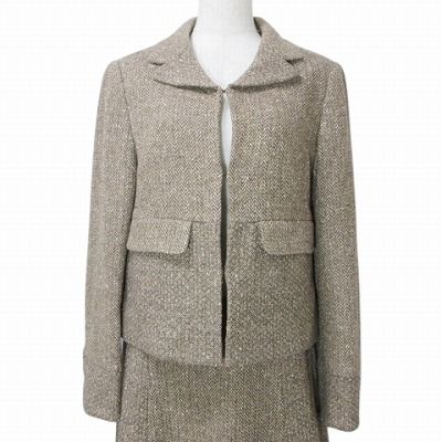 SCAPA スキャパ 秋冬☆ ウール ツイード ヘリンボーン テーラード