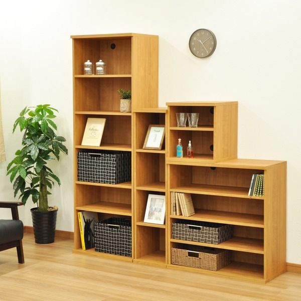 カラーボックス(収納棚/カスタマイズ家具) 4段 幅78.9×高さ120.3cm
