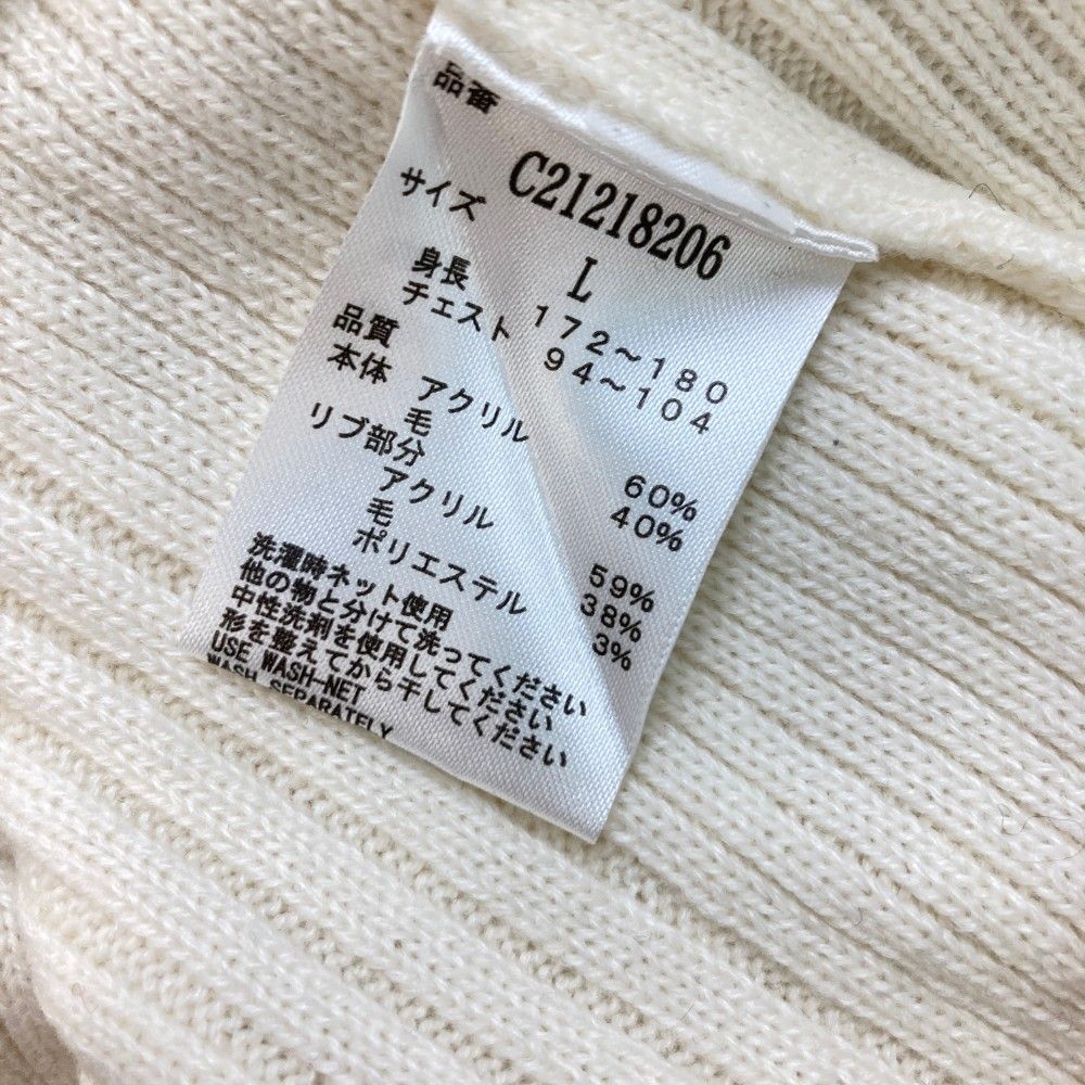 サイズ：L CALLAWAY キャロウェイ  長袖ニットセーター  ホワイト系 [240101419270] ゴルフウェア レディース ストスト CALLAWAY キャロウェイ 長袖ニットセーター ホワイト系 L ゴルフ