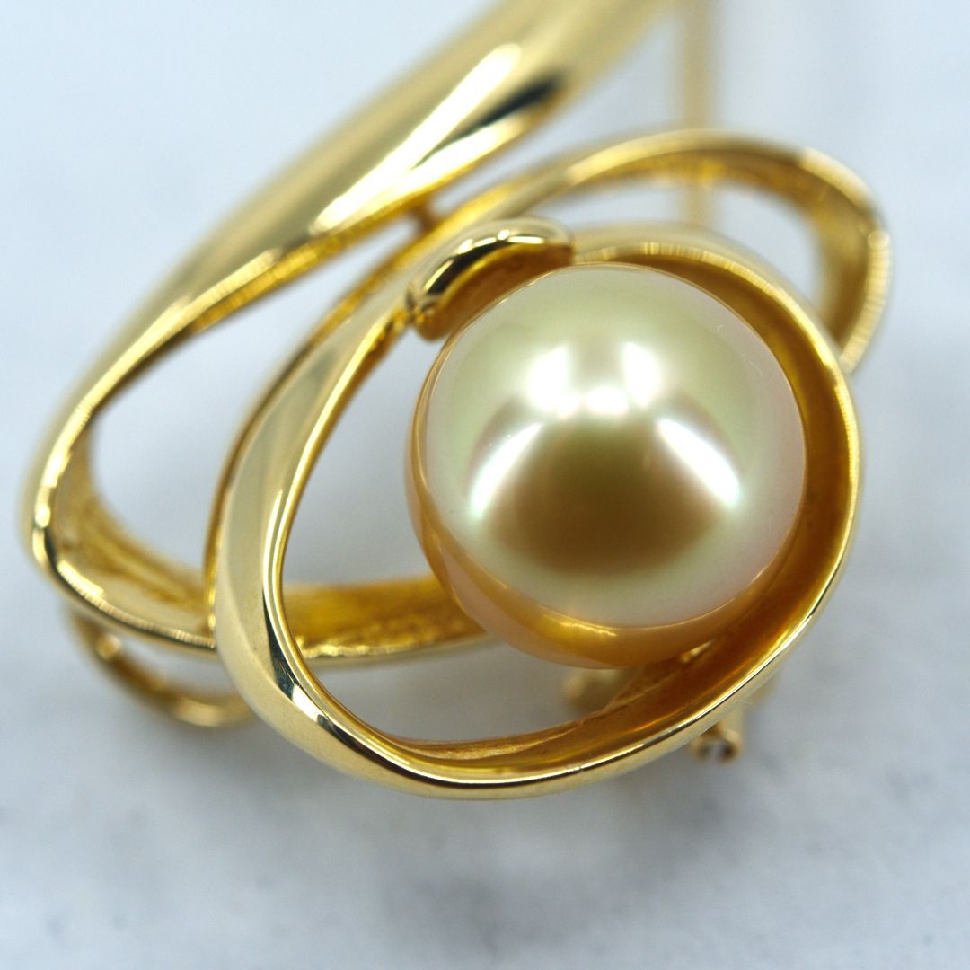 タサキ TASAKI K18 ゴールドパールブローチ
