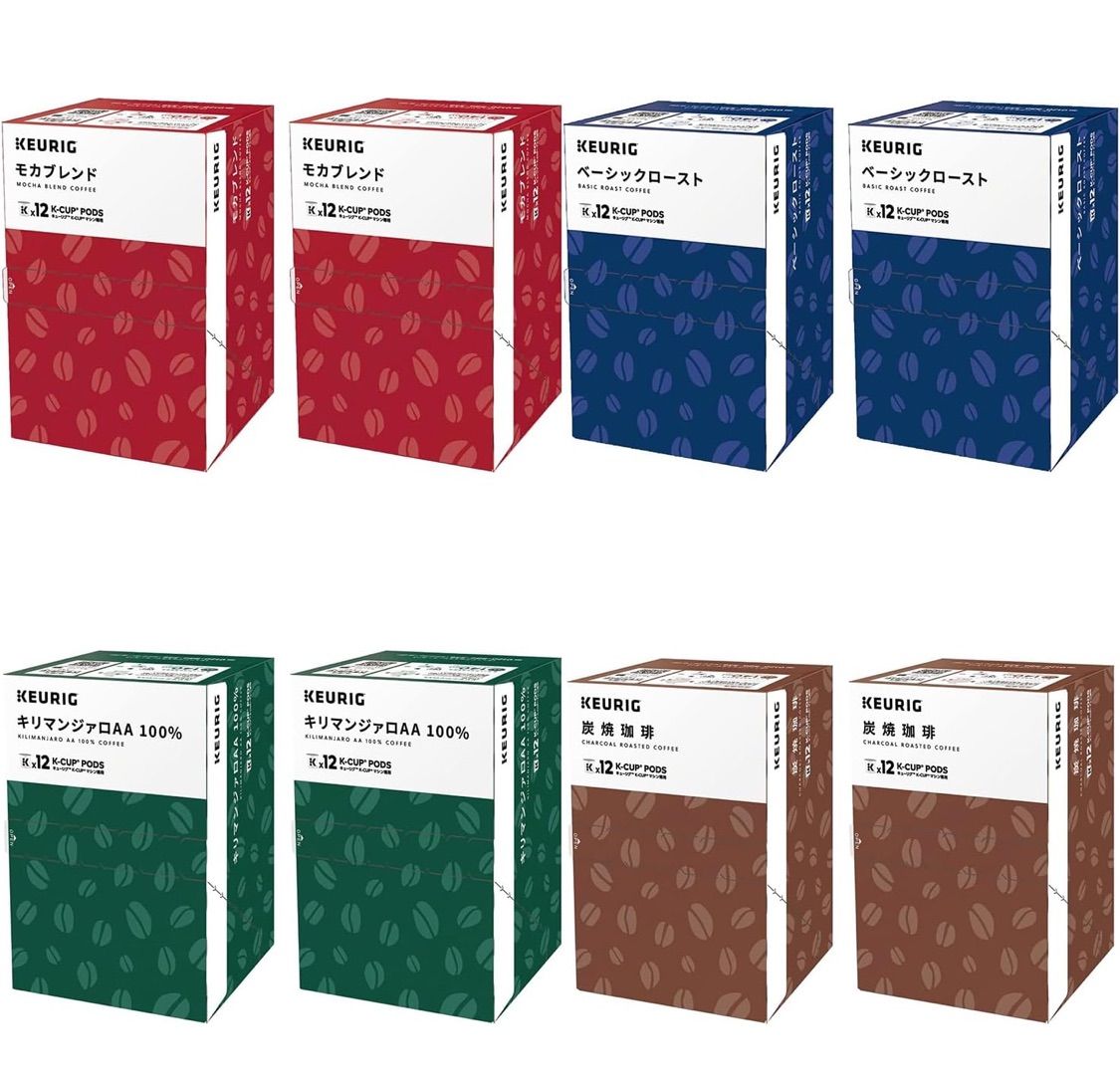 キューリグ8箱セット キューリグ K-CUP 8種類アソートセット