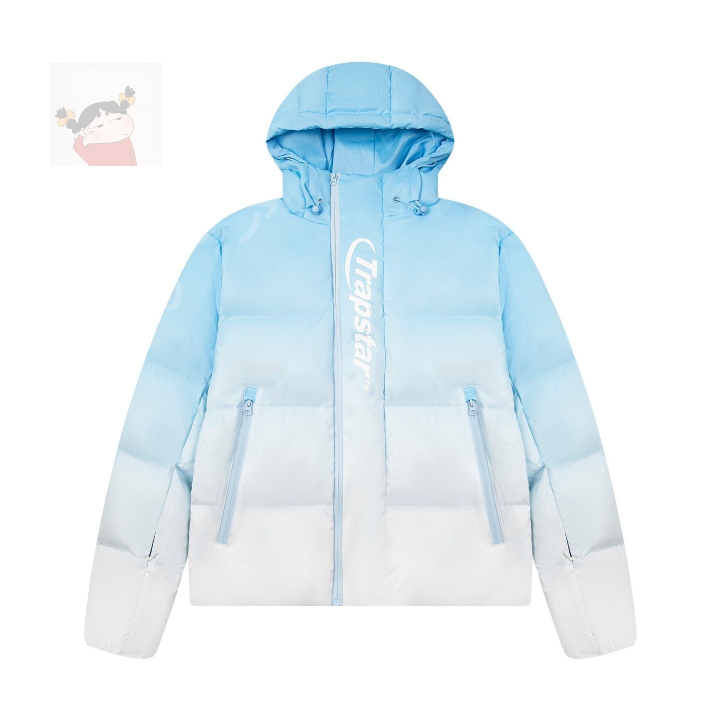 新作TRAPSTAR トラップスター ダウンジャケットBlue