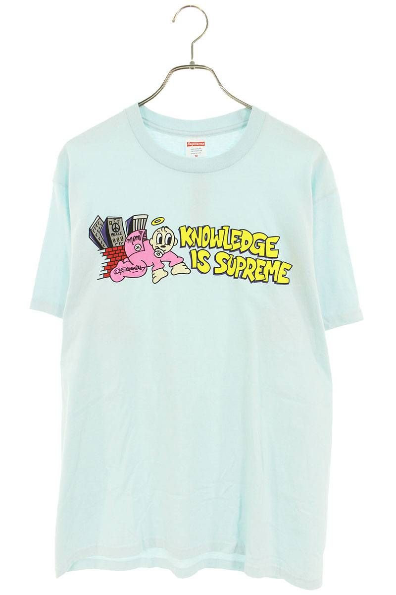 シュプリーム 22SS Knowledge Tee ベイビーロゴプリントTシャツ メンズ