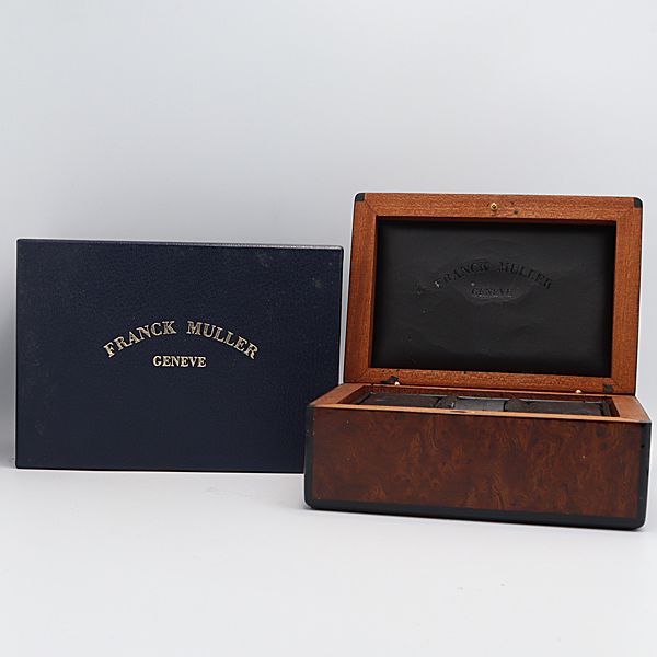 FRANCK MULLER 時計ケース 木製 ブラウン FRANCK MULLER 時計ケース 木製 ブラウン FRANCK MULLER