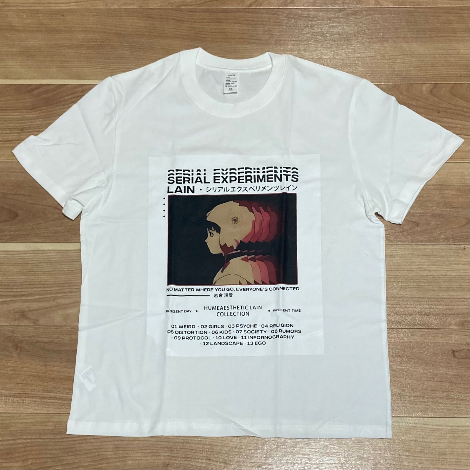 serial experiments lain ビンテージTシャツ serial expeiments lain tシャツ - メルカリ