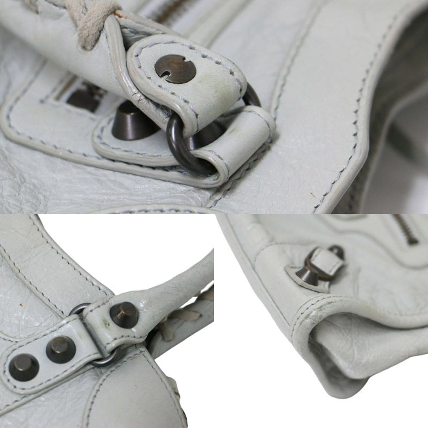 BALENCIAGA バレンシアガ バッグ THE CITY ハンドバッグ ライト