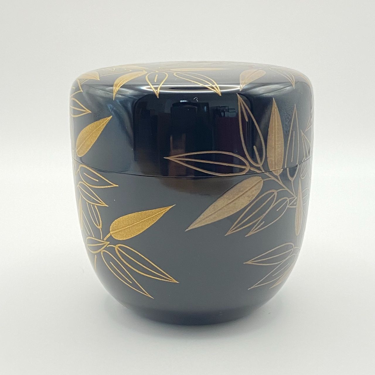 大棗 笹蒔絵 中村恭蔵 共箱入 茶道具 薄茶器 漆器 漆芸 古美術 【公式