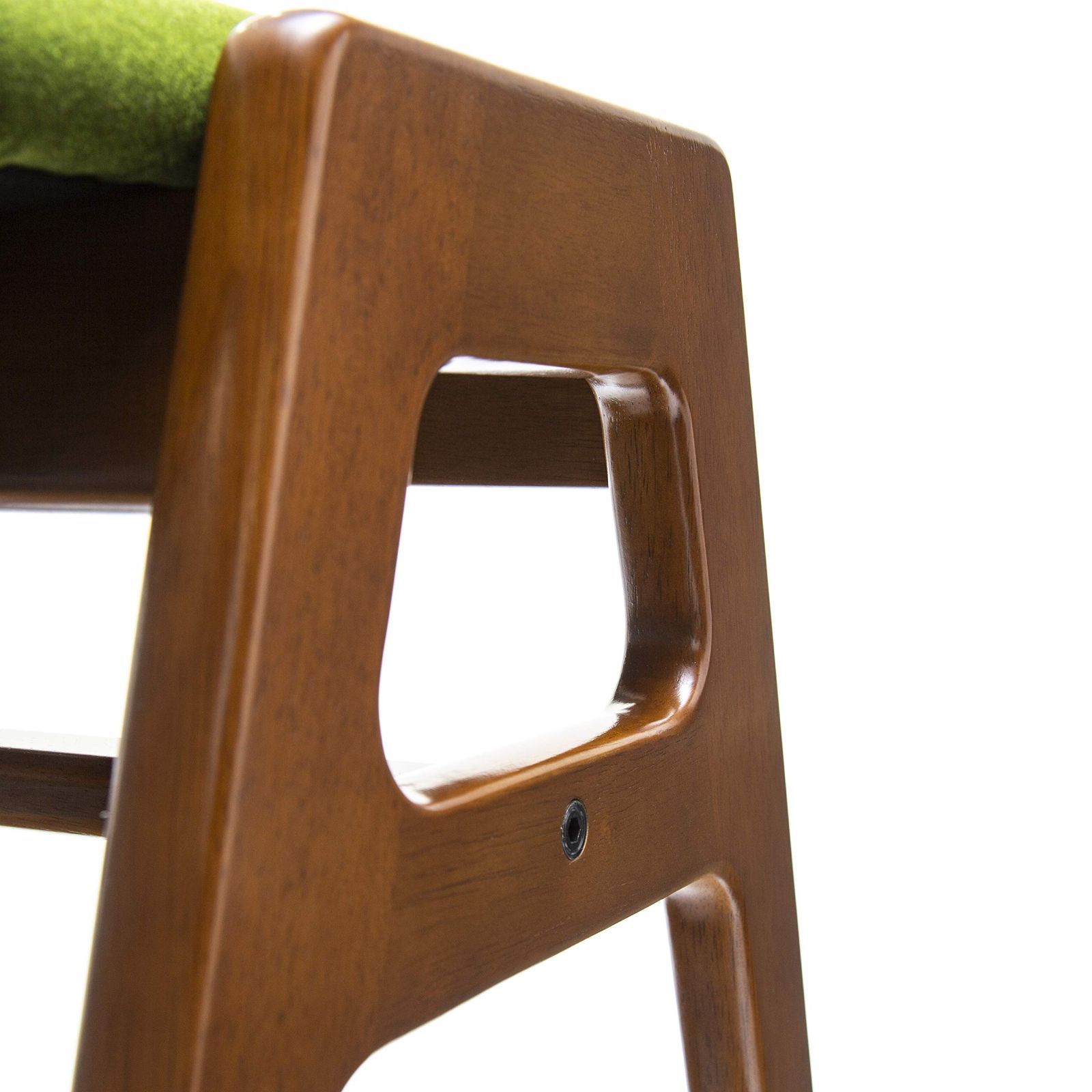 新着商品 C36116QWK ウォールナット モケットグリーン スタッキングスツール 幅47.0奥行41.5高さ44.5座高43.5cm カリモク カリモク60