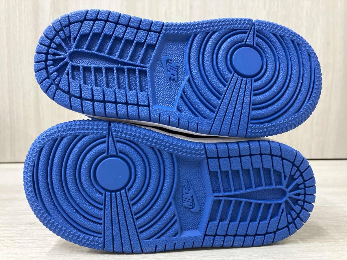  NIKE スニーカー FD 1413-042 JORDAN 1 RETRO HIGH OG TD サイズ表記13 cm 青 黒 ブルー ブラック き スニーカー スリッポン ベビーシューズ